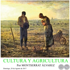 CULTURA Y AGRICULTURA - Por MONTSERRAT ÁLVAREZ - Domingo, 20 de Agosto de 2017